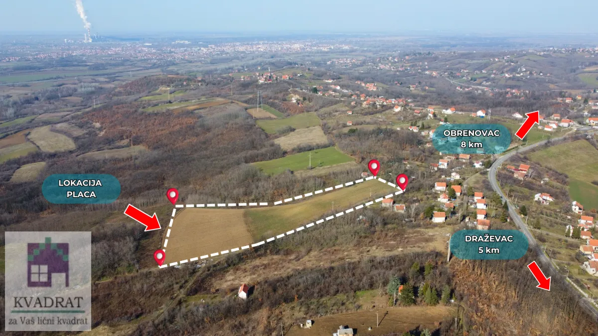 Prodaja, plac, 228m², Mislodjin, Obrenovac