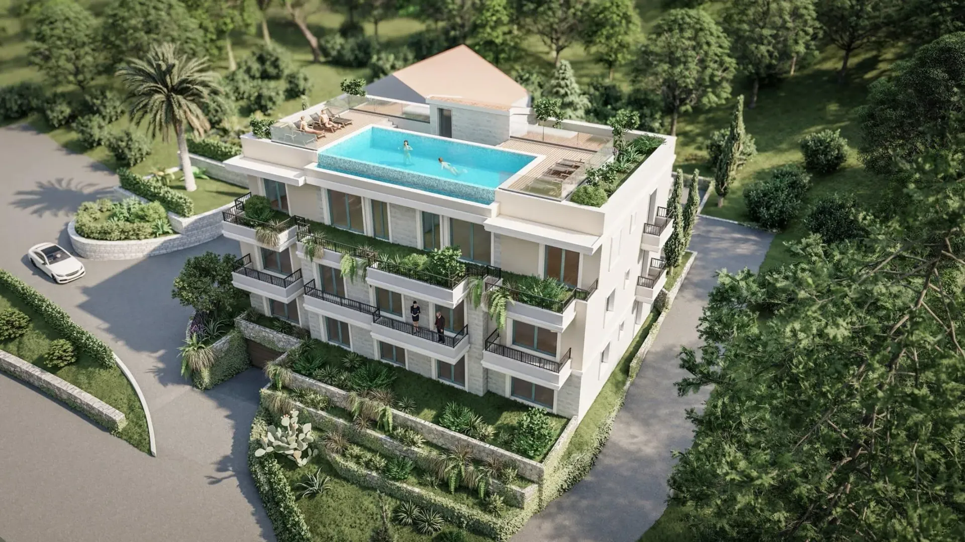 Sale, three bedroom apartment, 85m², Dobrota, Kotor
