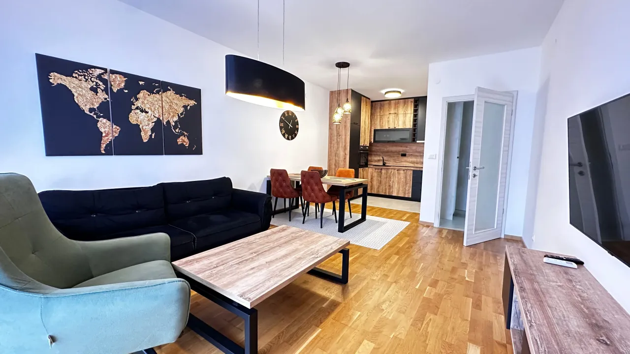 Izdavanje, jednosoban stan, 52m², Ljubović, Podgorica