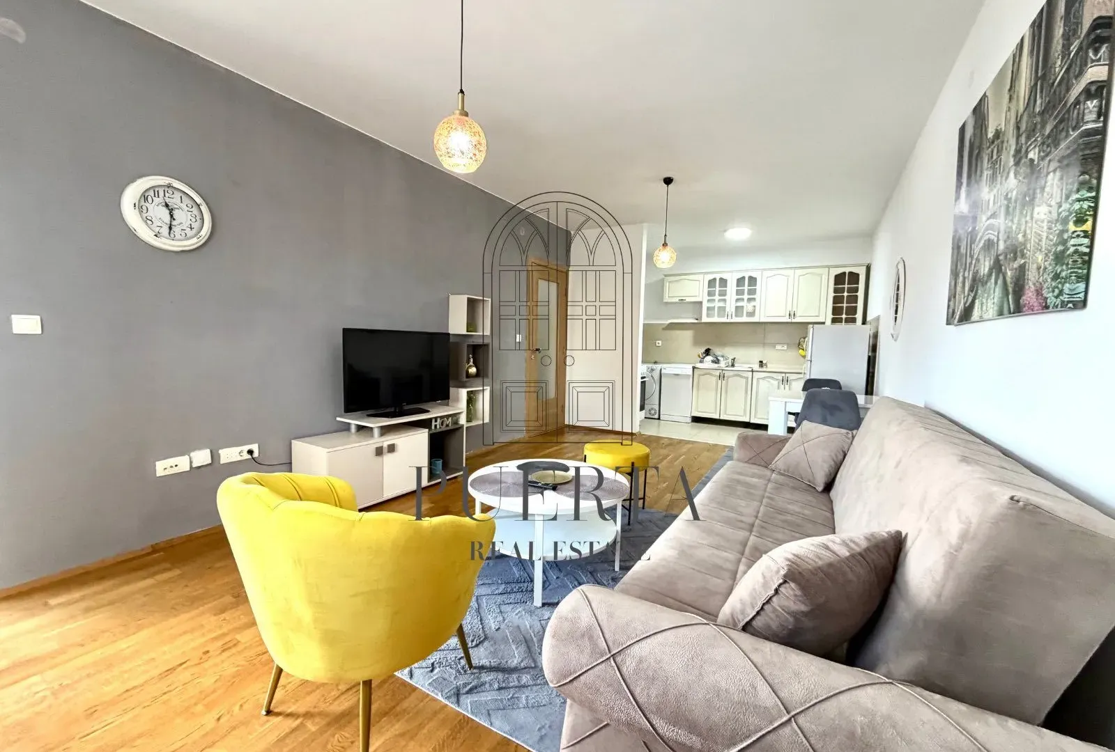 Rent, one bedroom apartment, 50m², Tuški Put, Podgorica