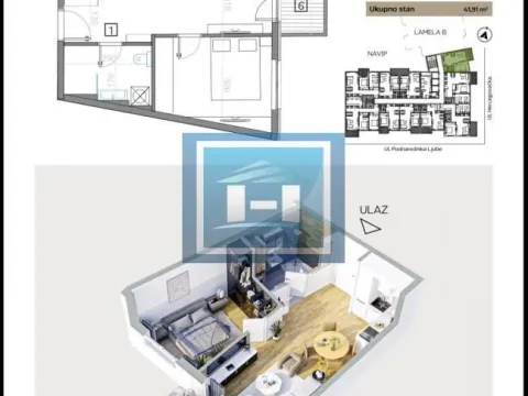 Prodaja, jednosoban stan, 42m², Centar, Jagodina - image 2