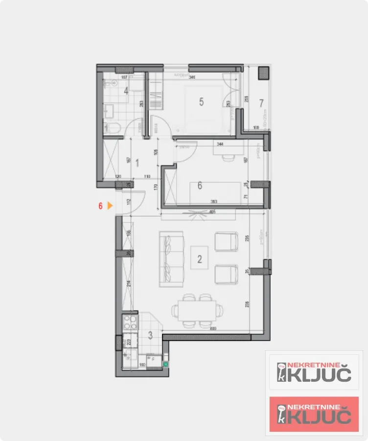 Prodaja, trosoban stan, 60m², Telep, Novi Sad Sve Podlokacije