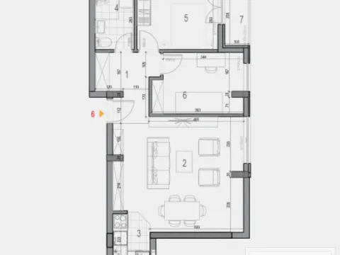 Sale, three bedroom apartment, 60m², Telep, Novi Sad Sve Podlokacije