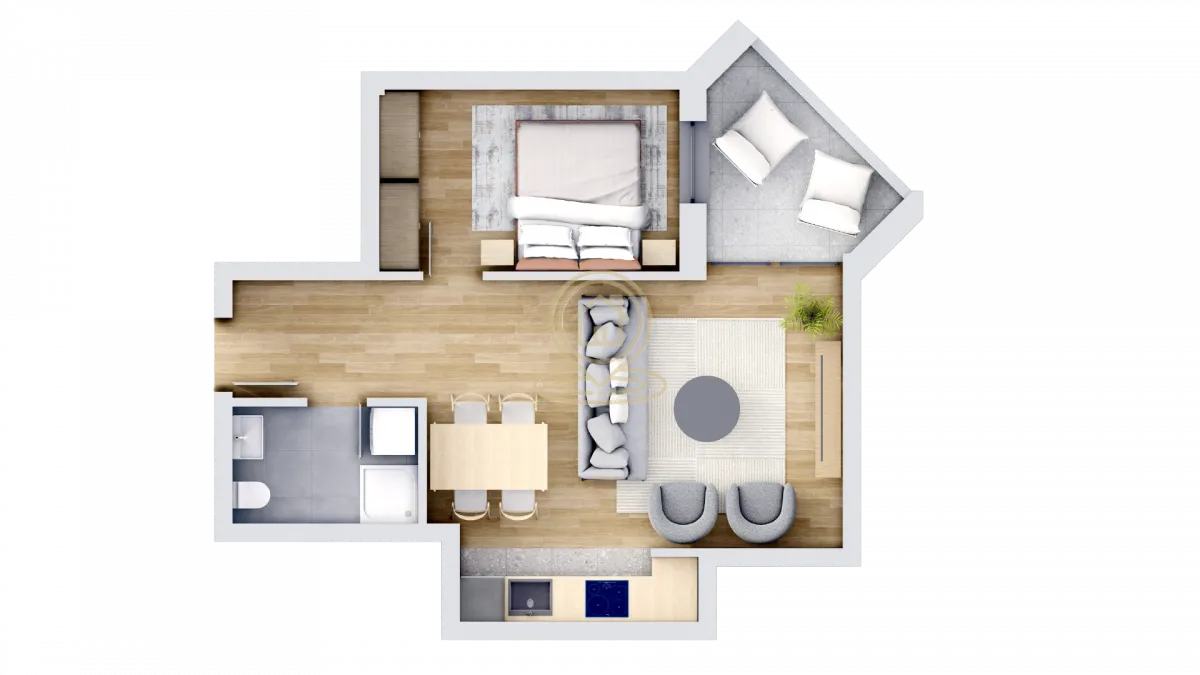 Prodaja, trosoban stan, 68m², Centar, Novi Sad