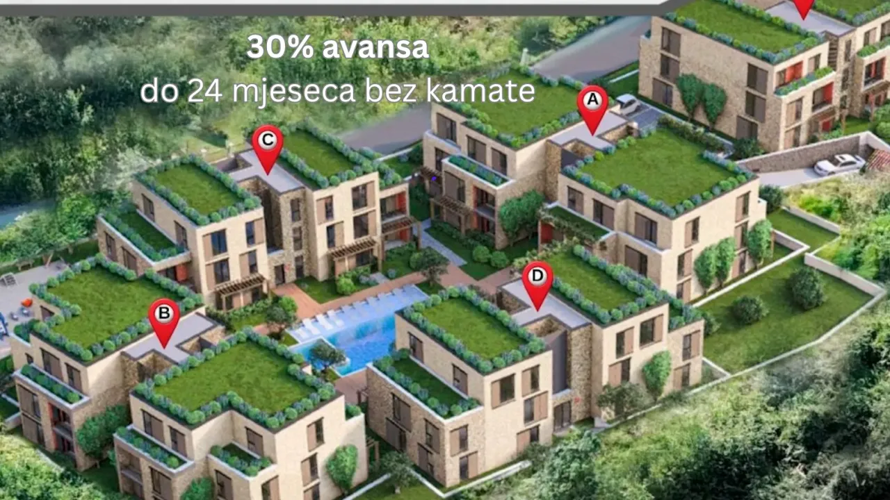 Sale, one bedroom apartment, 60m², Radanovići, Kotor