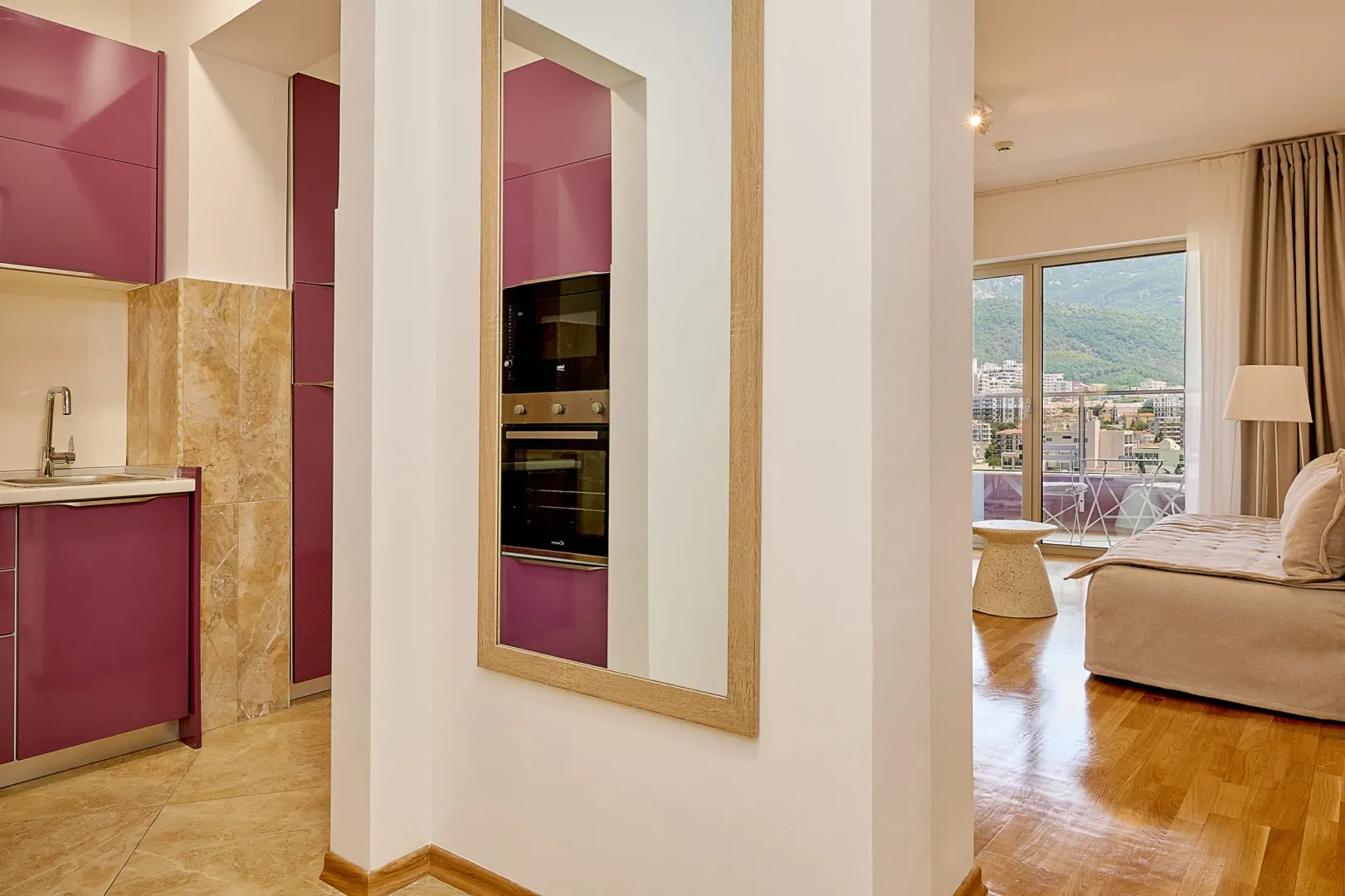 Daily-rent, two bedroom apartment, 50m², Bečići, Budva