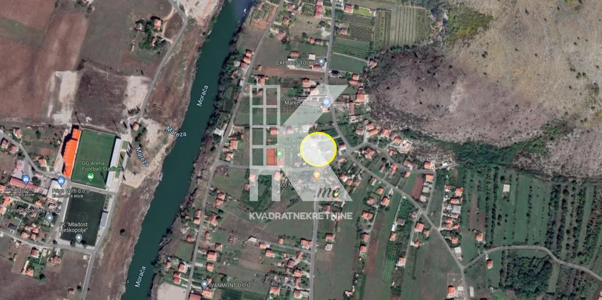 Prodaja, plac, 1210m², Dajbabe, Podgorica