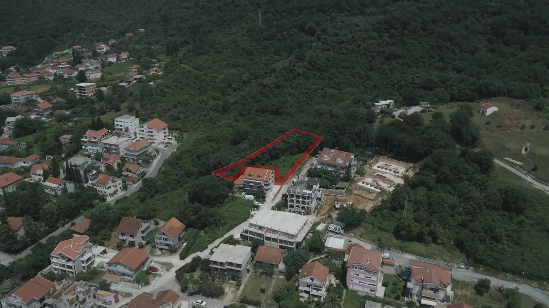 Prodaja, plac, 1251m², Seljanovo, Tivat