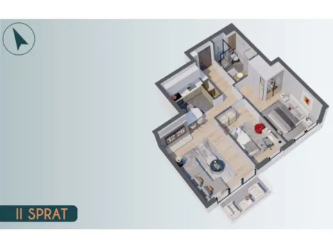 Prodaja, trosoban stan, 60m², Altina, Beograd - image 11