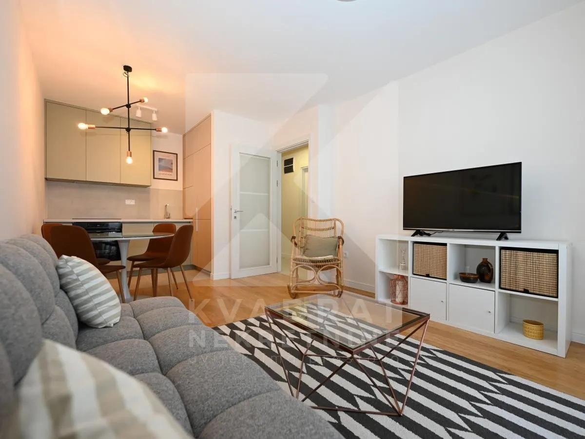 Rent, one bedroom apartment, 39m², Pobrežje, Podgorica