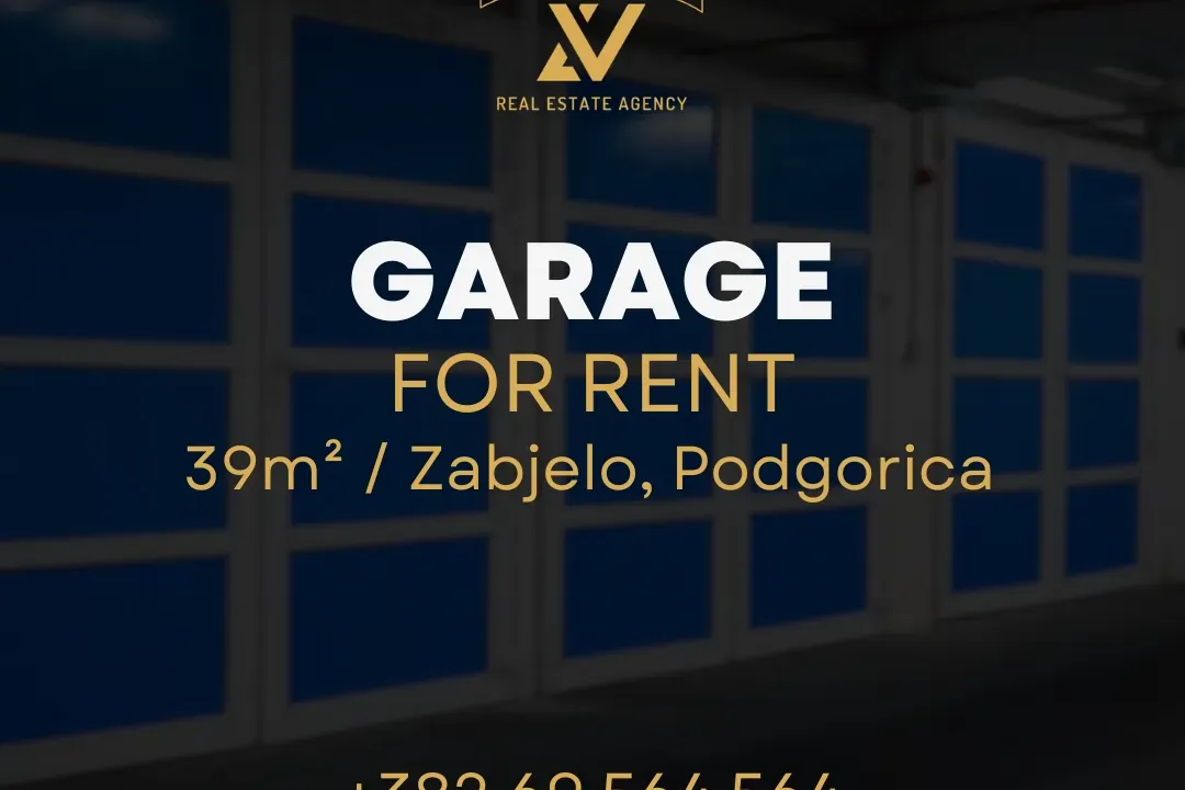 Rent, parking/garage, 39m², Zabjelo, Podgorica