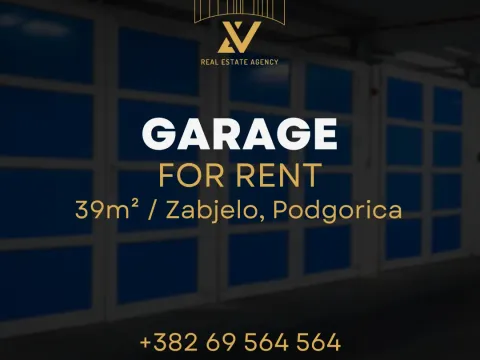 Rent, parking/garage, 39m², Zabjelo, Podgorica - image 1