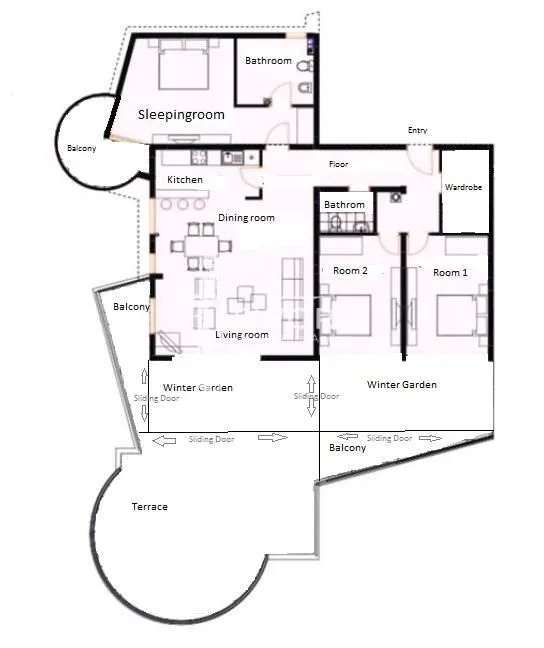 Prodaja, trosoban stan, 241m², Dobre Vode, Bar