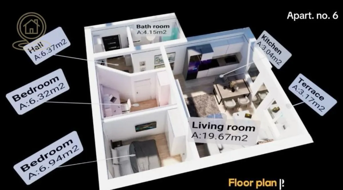 Prodaja, dvosoban stan, 50m², Palilula, Niš