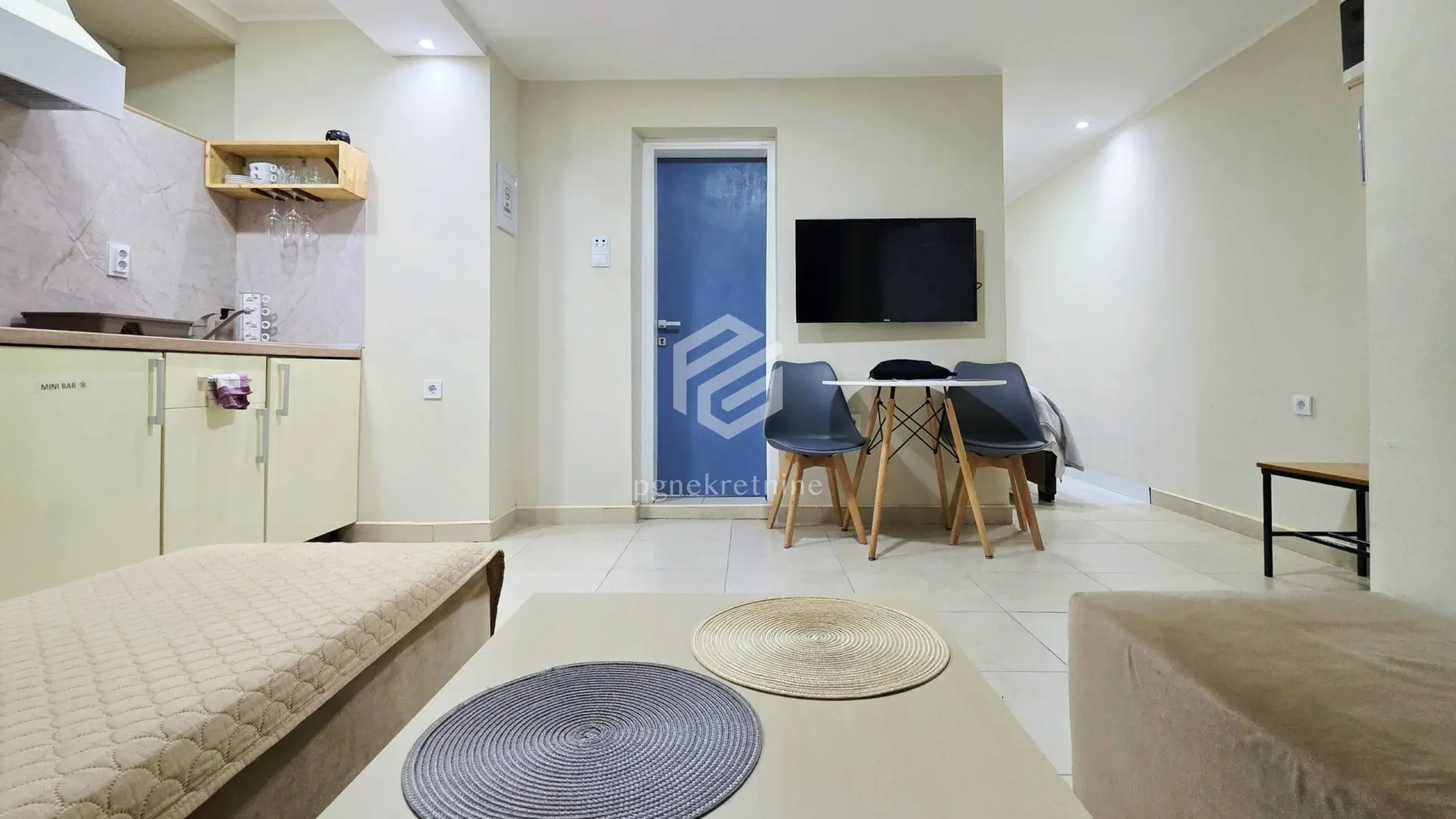 Sale, two bedroom apartment, 50m², Centar, Podgorica