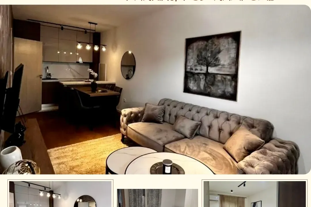 Rent, two bedroom apartment, 56m², Pobrežje, Podgorica