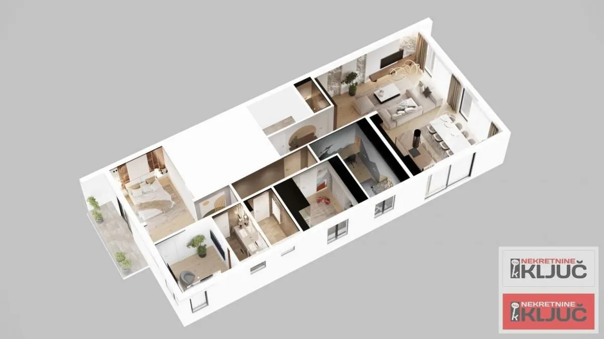 Sale, apartment, 173m², Adamovićevo Naselje, Novi Sad Sve Podlokacije