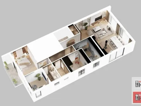 Sale, apartment, 173m², Adamovićevo Naselje, Novi Sad Sve Podlokacije