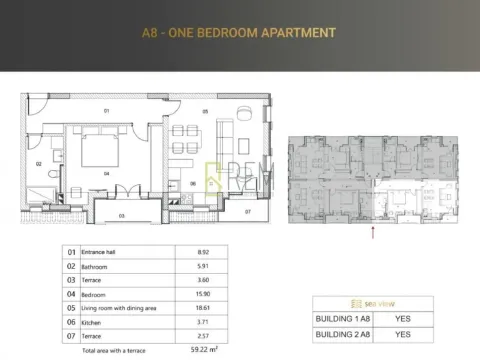 Prodaja, jednosoban stan, 49m², Risan, Kotor - image 19