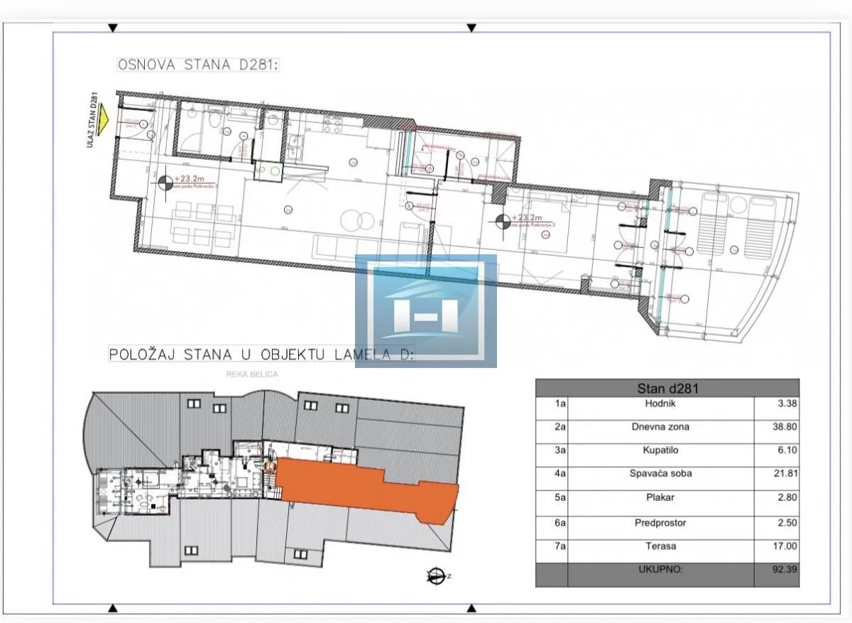 Prodaja, dvosoban stan, 92m², Vašarište, Jagodina