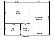 Sale, one bedroom apartment, 38m², Vračar Centar, Vračar Sve Podlokacije - image 10