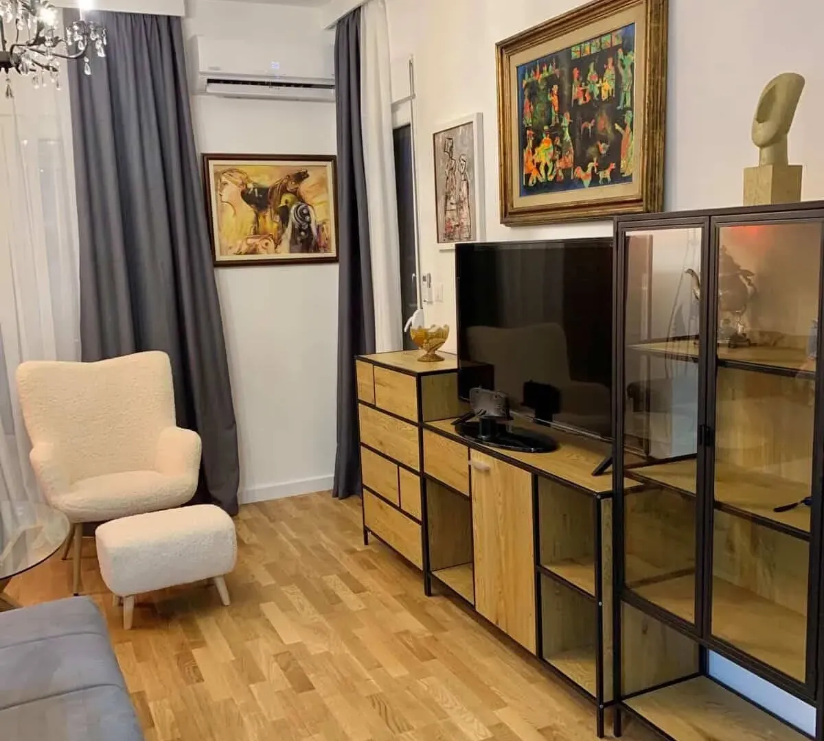 Rent, one bedroom apartment, 46m², Zabjelo, Podgorica