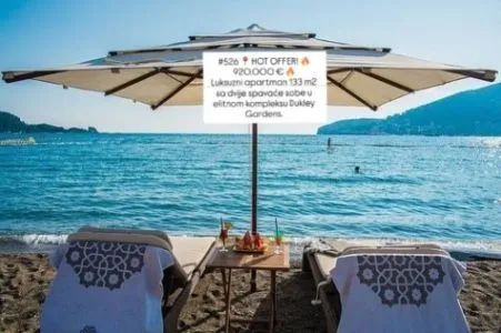 Sale, two bedroom apartment, 133m², Dukley Gardens, Budva