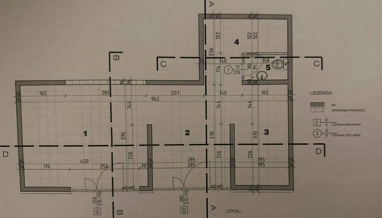 Rent, one bedroom apartment, 59m², Central Point, Podgorica