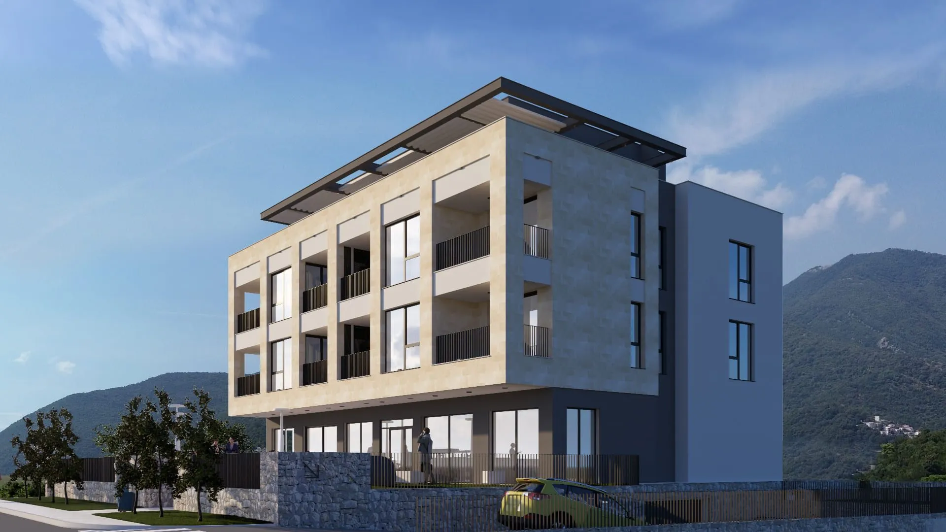 Prodaja, jednosoban stan, 54m², Bijela, Herceg Novi