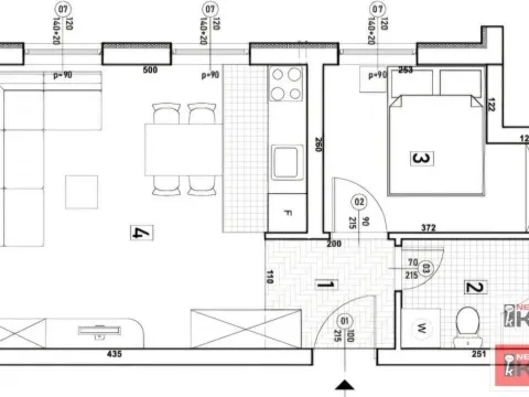 Prodaja, jednosoban stan, 36m², Bulevar patrijarha Pavla, Novi Sad Sve Podlokacije