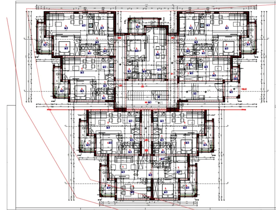 Sale, two bedroom apartment, 58m², Kotor, Crna Gora