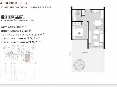 Sale, one bedroom apartment, 69m², Tivat, Crna Gora - image 2