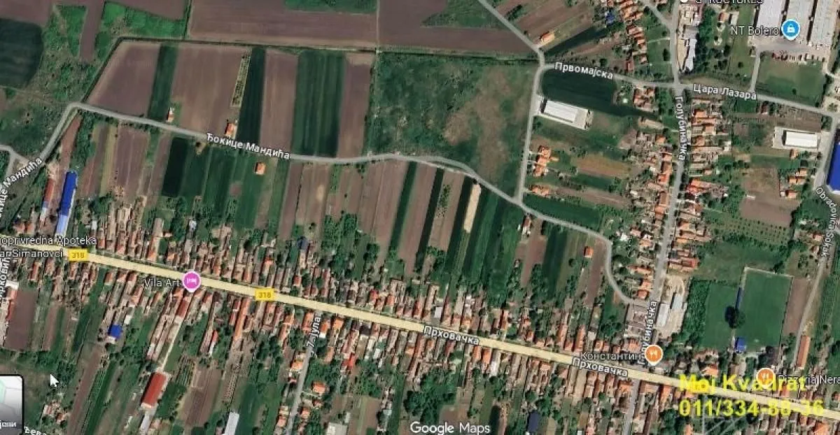 Prodaja, plac, 25m², Šimanovci, Pećinci