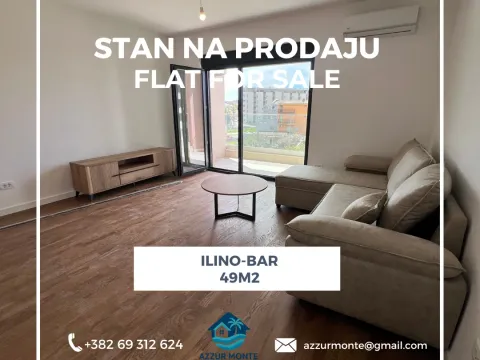 Sale, one bedroom apartment, 49m², Ilino, Bar - image 1