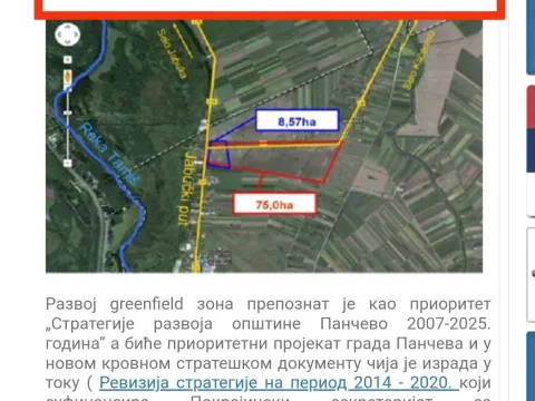 Prodaja, plac, 41100m², Gornji Grad Margita, Pančevo - image 5