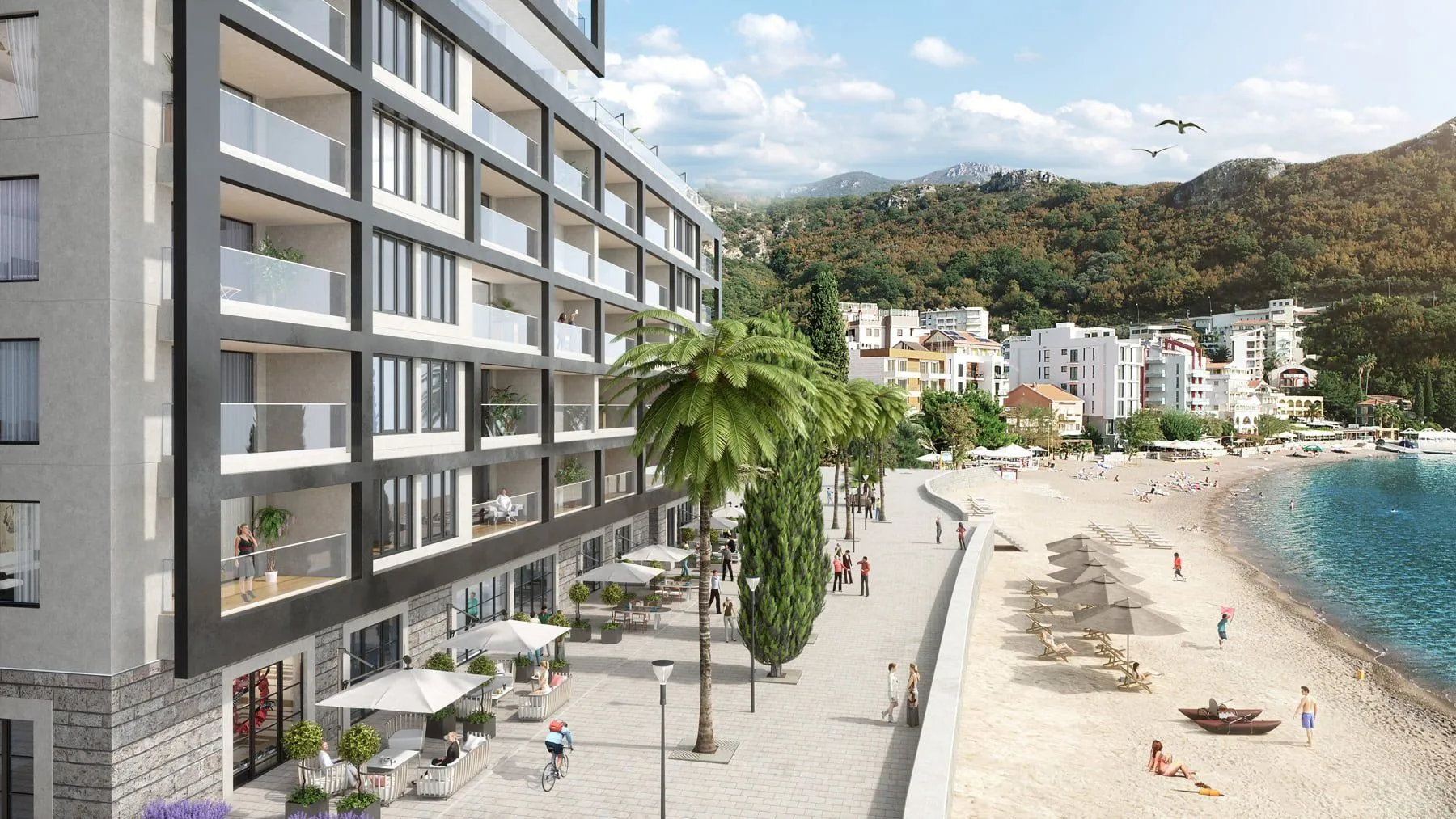 Sale, apartment, 52m², Bečići, Budva