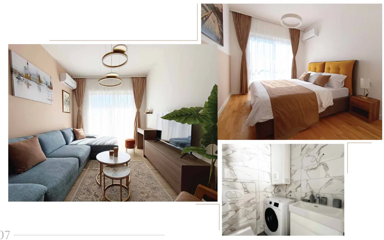 Sale, one bedroom apartment, 57m², Bečići, Budva