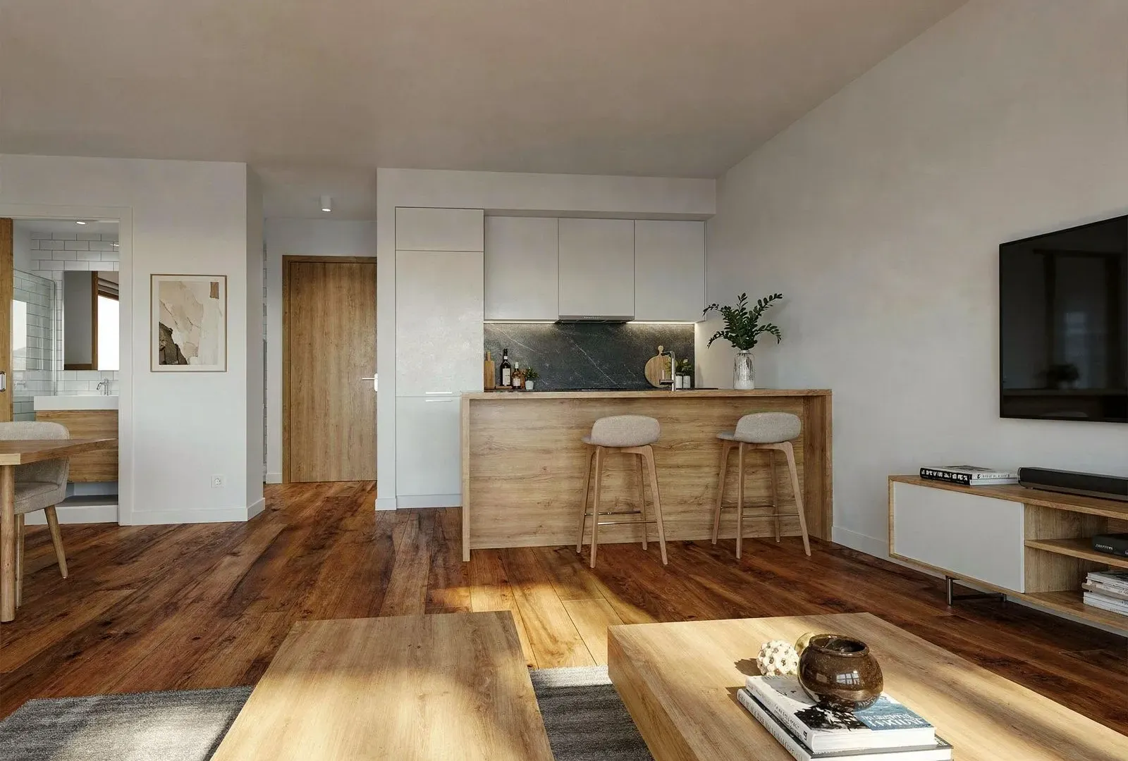 Sale, one bedroom apartment, 42m², Bečići, Budva