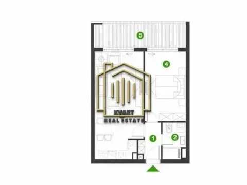 Prodaja, jednosoban stan, 52m², Zagorič, Podgorica - image 5
