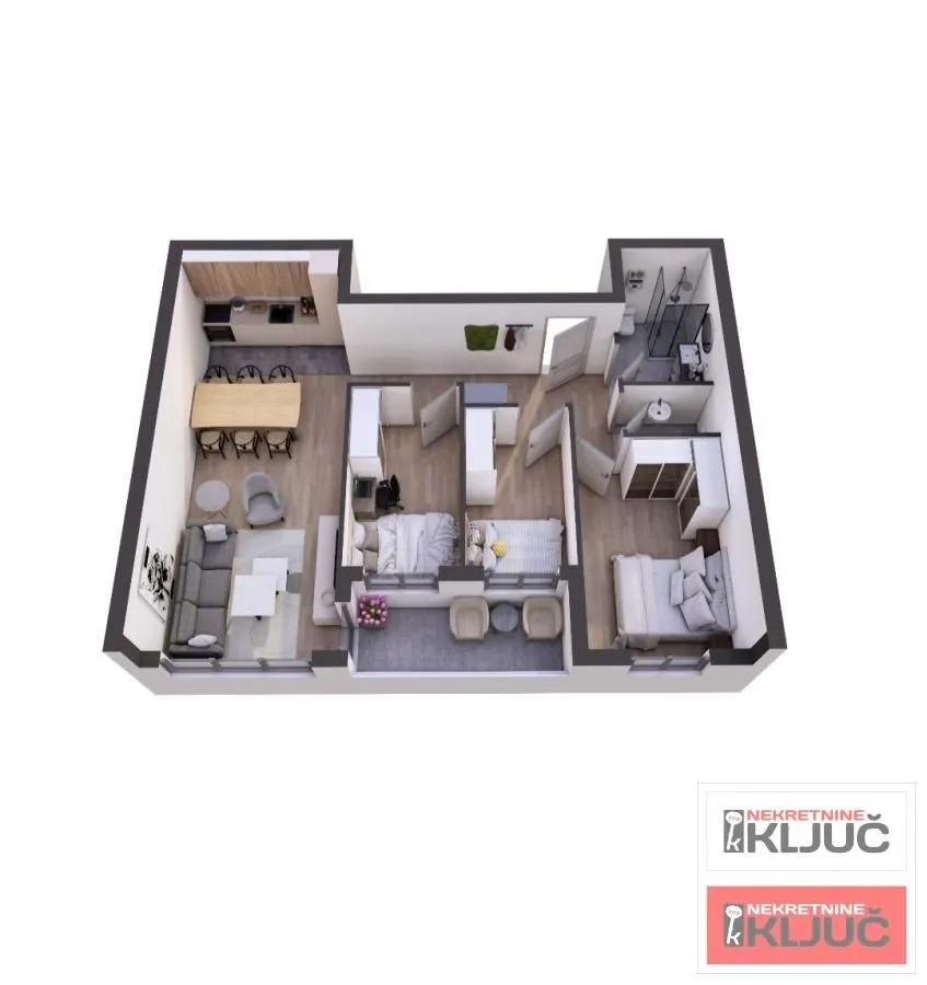 Prodaja, trosoban stan, 75m², Petrovaradin, Novi Sad