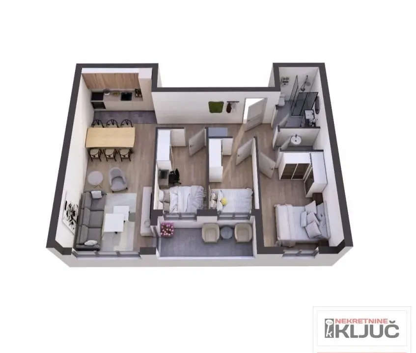 Prodaja, trosoban stan, 75m², Petrovaradin, Novi Sad