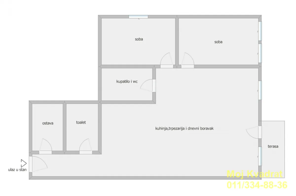 Prodaja, trosoban stan, 71m², Stari Banovci, Stara Pazova