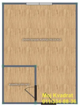 Osnova nekretnine prikazuje raspored prostorija sa dimenzijama. - image 8