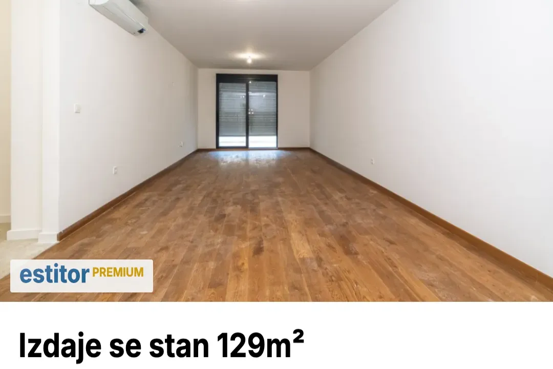 Izdavanje, stan, 129m², Tološka šuma, Podgorica