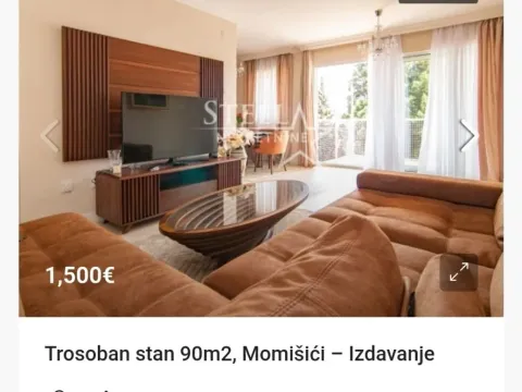 Izdavanje, stan, 90m², Momišići, Podgorica - image 1