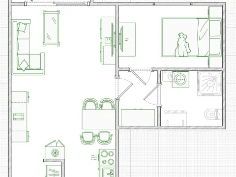 Prodaja, jednosoban stan, 46m², Centar, Bar - image 11