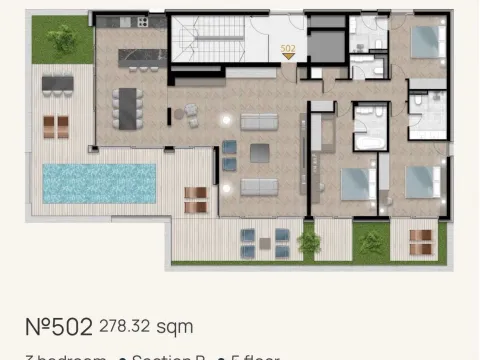 Prodaja, trosoban stan, 278m², Porto Montenegro, Tivat - image 3