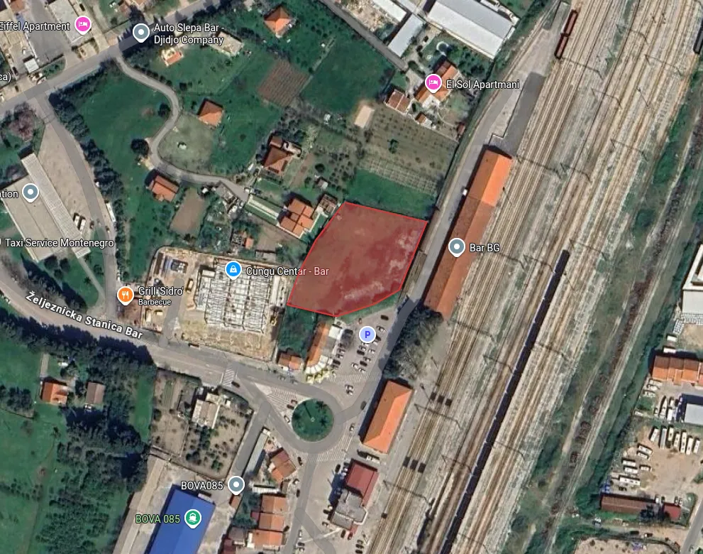 Prodaja, plac, 3278m², Bar, Crna Gora