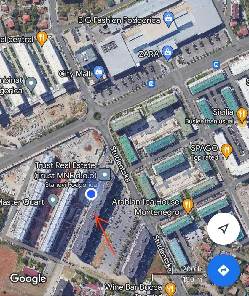 Prodaja, dvosoban stan, 92m², City Kvart, Podgorica