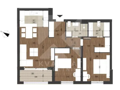 Sale, two bedroom apartment, 80m², Donja Gorica, Podgorica - image 2